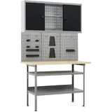 vidaXL, Werkbank + Arbeitsbock, Averie (60 cm, 120 cm)