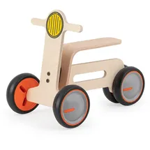 Mamatoyz Holz Rutschauto & Lauflernwagen Ambulanz | Natur | 47x25x34 cm - Braun