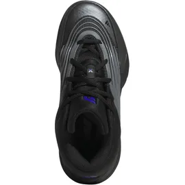 adidas Dame X Low-Top Basketballschuhe Kinder JP8638 - core black/iron met./lucid blue 38