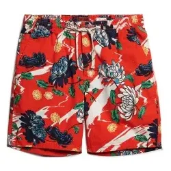Superdry für Herren. M7110432A Bermudashorts rot (XL), Lässig, Baumwolle