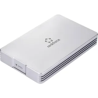 Renkforce RF-5587612 M.2-Festplatten-Gehäuse USB 4 M.2 2280, M.2 Festplattengehäuse, Silber
