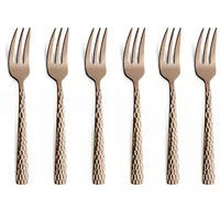 Amefa Felicity Kuchengabel Set 6-teilig | Rose | PVD