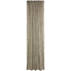 HOMING Vorhang »Loik«, (1 St.), Fransen, modern, edel, Wohnzimmer, Schlafzimmer HOMING kupferfarben 245 cm
