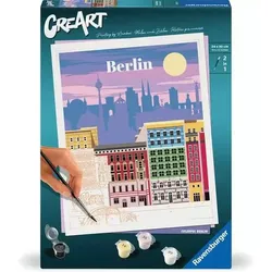 Ravensburger CreArt - MNZ - Colorful Berlin, Farben enthalten, Malen nach Zahlen