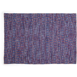 HAY - Radio Teppich, 200 x 60 cm, rot / blau