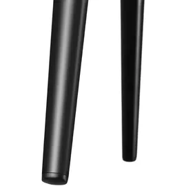 Tectake Marilyn 6 St. Samt schwarz/schwarz