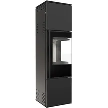 Kratki REN M rechts Ø 150 7 kW Schwarz / Brennkammer Weiß