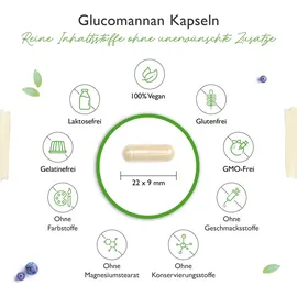 Vit4ever Glucomannan aus der Konjak Wurzel mit Chrom Kapseln 240 St.
