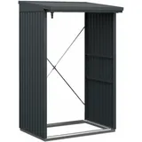 hörmann stauraumsysteme Kaminholzregal Berry 123 x 103 cm Anthrazitgrau