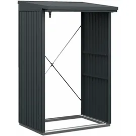 hörmann stauraumsysteme Kaminholzregal Berry 123 x 103 cm Anthrazitgrau