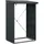 hörmann stauraumsysteme Kaminholzregal Berry 123 x 103 cm Anthrazitgrau