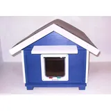 TTF Katzenhaus Outdoor Boden isoliert mit Katzenklappe