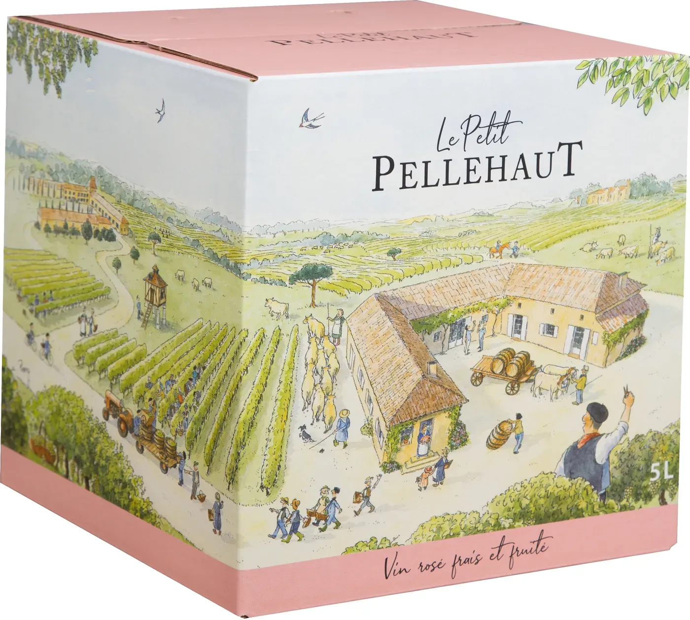 Le Petit Pellehaut Rosé - 5l-Bag-in-Box