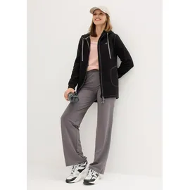 bonprix Fleecejacke Schwarz S
