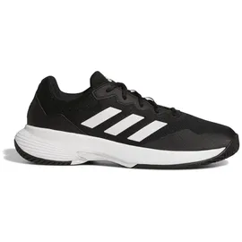 adidas Gamecourt 2 M Shoes-Low (Non Football), Core Black/FTWR White/Core Black, 41 1/3