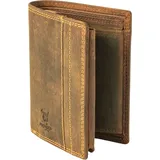 Matador Geldbörse Herren Leder RFID Hunter braun