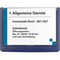 Durable Türschild Click Sign blau 14,9 x 10,55 cm