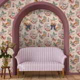 Cath Kidston Vliestapete CATH KIDSTON "Painted Kingdom", rosa, B:0,52m H:10m L:10m, Vlies, Tapeten, 10mx52cm (ca. 5m2)