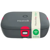 Faitron HeatsBox Style+, Thermobehälter für Essen, Elektrische Lunchbox mit App-Bedienung, Auslaufsichere Lunchbox mit Edelstahl-Innenschale und Transportdeckel, Warmhaltebox für Essen, 102 Watt