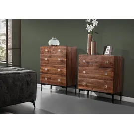 GUTMANN FACTORY Kommode 90 x 120 x 42 cm Braun