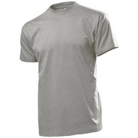 Stedman Comfort-T Men Herren Kurzarm-T-Shirt, grey heather, M