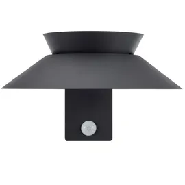 Nordlux Justina Solar Wandleuchte LED, Außenwandlampe IP44 Anthrazit