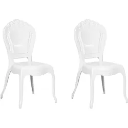 Esszimmerstuhl 2er Set VERMONT Weiß