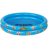 Happy People Super Mario Planschbecken 2-Ring-Pool 122 x 23 cm