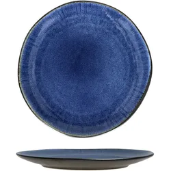 6er Set Dessertteller Reactive Glaze Navy Blue- Athens