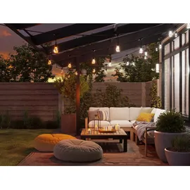 Nanoleaf Lichterkette Essentials Matter Smart Outdoor 15 m Schwarz