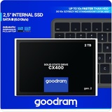 goodram SSD GOODRAM CX400 Gen. 2 2TB SATA III 2 5 RETAIL 2048 GB, 2.5"), SSD