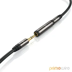 Primewire 3,5mm Stereo Audio Klinken Kupplung Adapter - Voll-Metallkupplung Passgenau