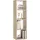 Woltu Bücherregal, Eiche, Holzwerkstoff, 3 Fächer, Rechteckig, 30x106.5x23.5 cm, Wohnzimmer Regale, Bücherregale