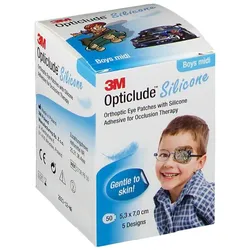 Opticlude 3M Silicone Boys midi 5.3x7 cm 2738PB