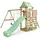 Wickey Spielturm MultiFlyer mit Schaukel und Rutsche Pastellgrün
