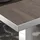 GGM Möbel Bistro Loungetisch 80 x 80 x 41 cm Light Wenge/Edelstahl