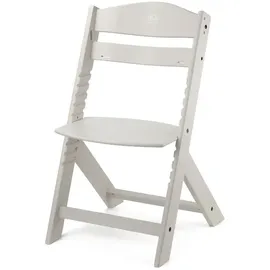 Kinderkraft ENOCK Hochstuhl & Kinderstuhl 2in1 aus Buchenmassivholz, mitwachsend von 6 Monaten bis 10 Jahre, verstellbare Rückenlehne & Fußstütze, 3-Punkt-Gurt, bis 35 kg, Vollbeige