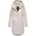 Ragwear Damen atmungsaktiver langer Wintermantel in Wollmantel-Optik warme Winterjacke Jannisa Coat YOUMODO Ecru Gr. 4XL - 4XL