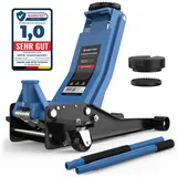 GENTOR Wagenheber 3T hydraulisch – flach & Hellblau