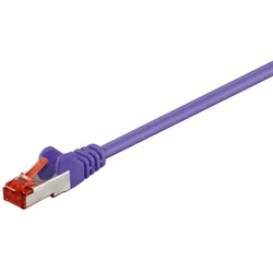 Goobay 5m CAT 6 Patchkabel, S/FTP (PiMF), Lila