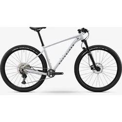 Mountainbike Race 700 XC Shimano Deore Aluminiumrahmen Grau EINHEITSFARBE L - 175-184CM