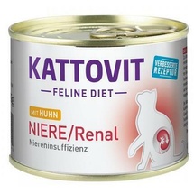 Kattovit Feline Diet Niere/Renal Huhn 24 x 185 g