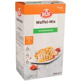 RUF Waffel-Teig, Grund-Backmischung zur Herstellung von leckeren Herzwaffeln im Waffeleisen, einfache Zubereitung, im praktischen Vorratspack, 1x1000g