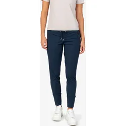Röhrenhose SPORTALM KITZBÜHEL, Damen, Gr. 36, N-Gr, blau (marine), Jersey, Obermaterial: 59% Polyamid, 41% Elasthan, unifarben, clean, modisch, bequem lang, Hosen, mit Reißverschlusstaschen