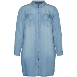 Vero Moda Curve Blusenkleid Blau 44