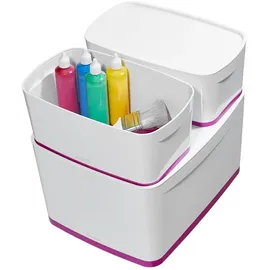 Leitz MyBox Aufbewahrungsbox 38,5 x 31,8 x 19,8 cm 1-tlg. weiß/pink