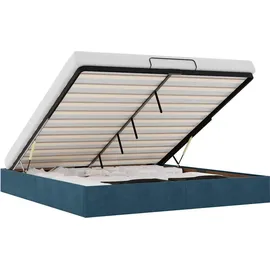 vidaXL Ottoman-Bett 160 x 200 cm Dunkelblau