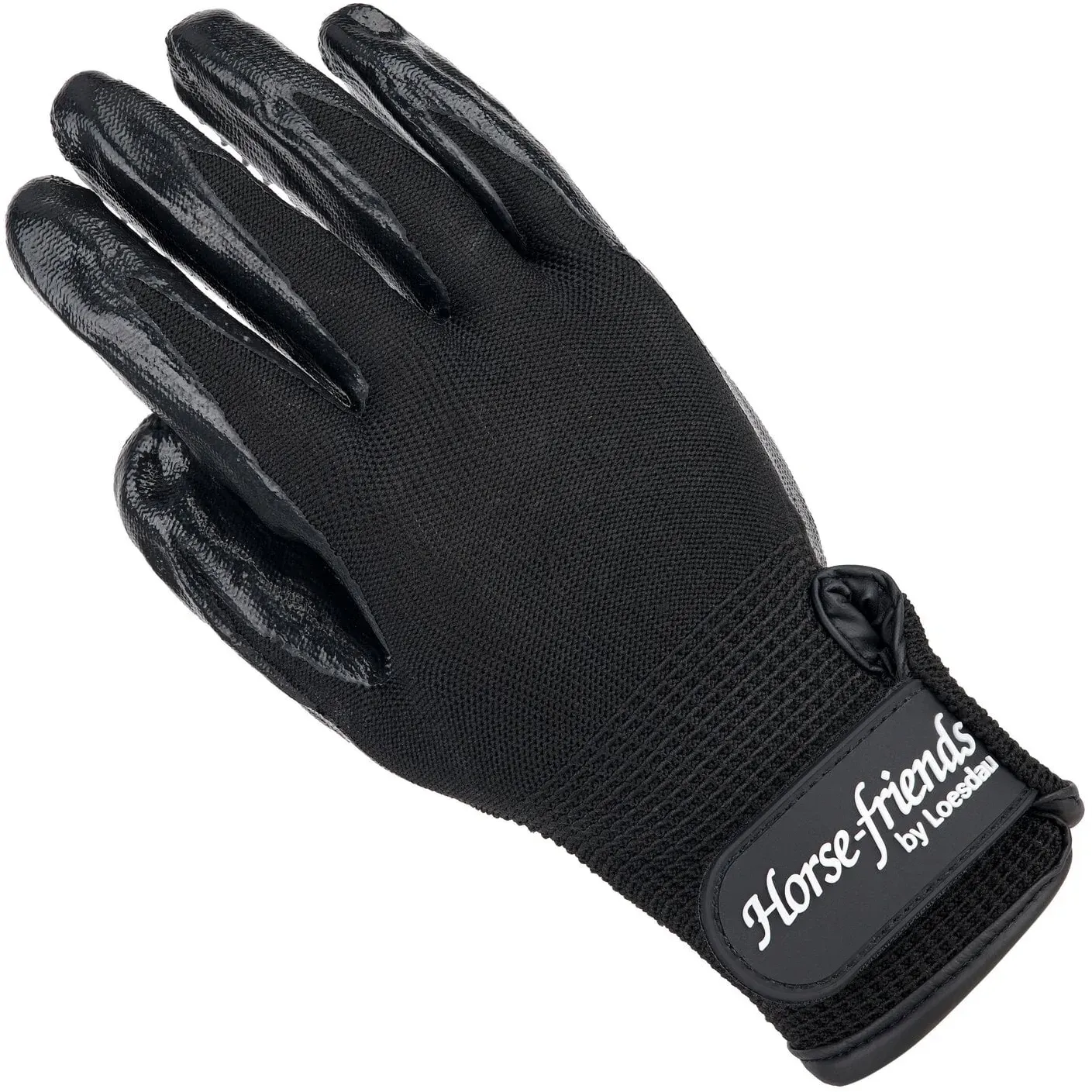 Horse-friends Pflegehandschuhe schwarz M