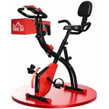 Homcom Heimtrainer mit LCD Display rot
