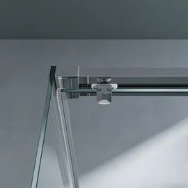 mai & mai Ravenna12K Duschkabine mit Schiebetür 80 x 100 cm transparent Sicherheitsglas